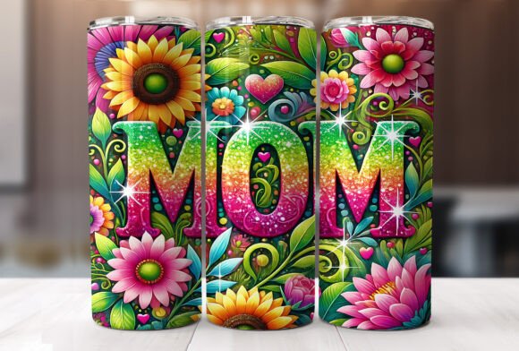 20oz Mom Tumbler Wrap Sublimation PNG: A Practical Design Asset for Branding and Marketing