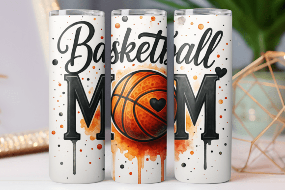 Basketball Mom Tumbler Wrap 20oz Photo: A Versatile Graphic for Local Branding