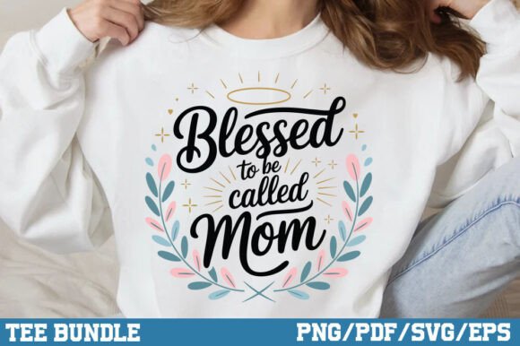 Blessed to Be Called Mom – A Heartfelt Graphic Design Asset for Local Businesses