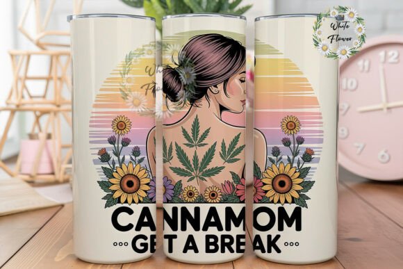 Canna Mom Tumbler Wrap PNG Review: A Practical Graphic Design Asset for Sellers