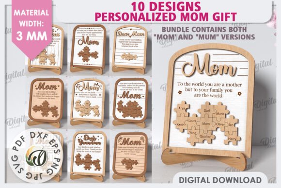 Laser Cutting for Mother’s Day: A Review of the Personalized Mom Gift Bundle