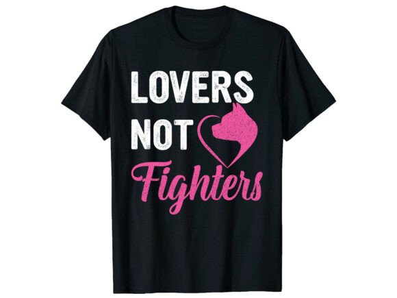 Lovers Not Pitbull Dog T-Shirt Design Review