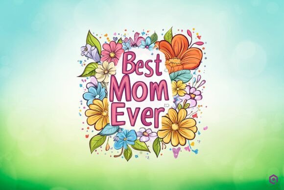Mothers Day Best Mom Ever PNG Sublimation 14 Graphics and Illustrations Review