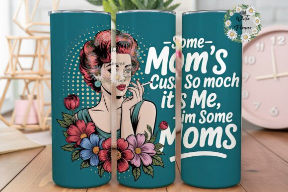 Sassy Mom Tumbler Wrap PNG: A Bold Graphic Design Asset for Modern Branding
